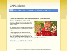 Tablet Screenshot of capmichigan.org